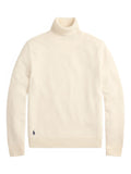 RALPH LAUREN Wool-Cotton Roll Neck Jumper Andover Cream