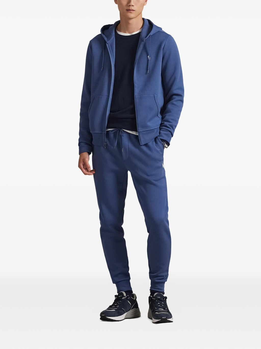 RALPH LAUREN Double-Knit Jogging Pants Night Navy