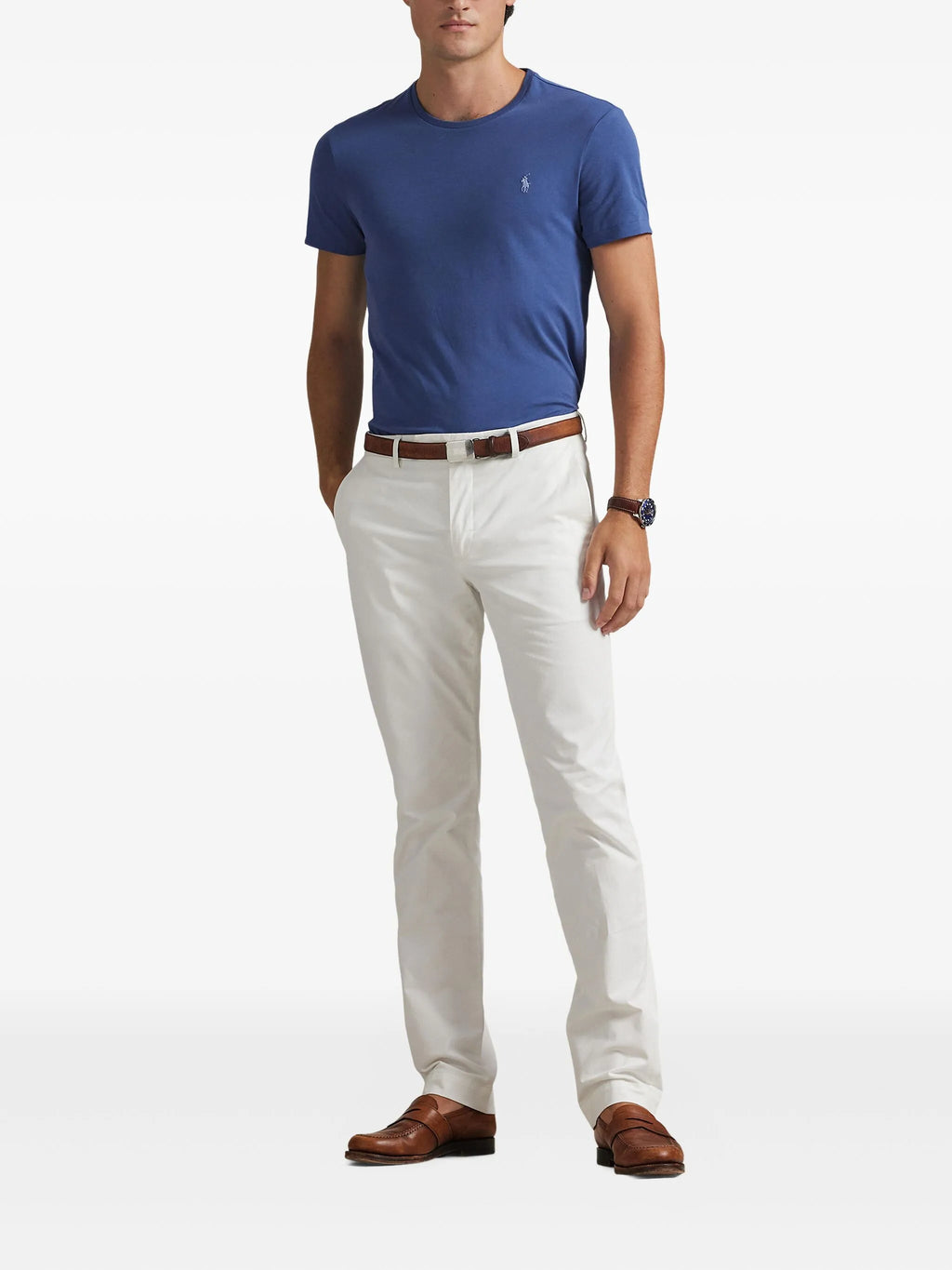 RALPH LAUREN Custom Slim Fit T-Shirt Royal Blue
