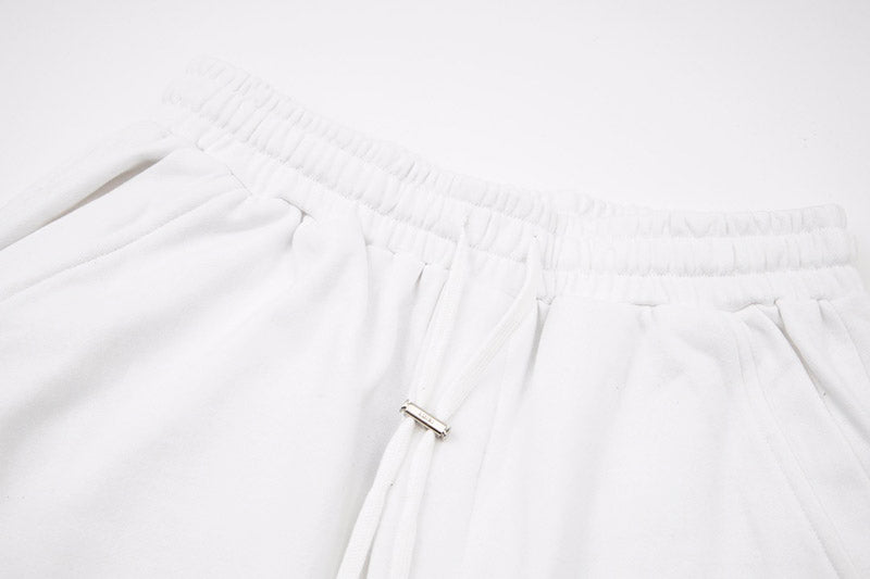 AMIRI Straight-Leg Logo-Embroidered Cotton-Jersey Shorts