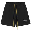RHUDE Summer embroidery vintage drawstring Shorts