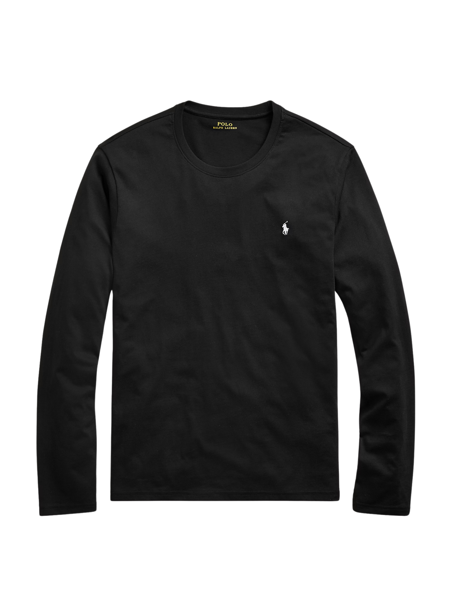 RALPH LAUREN Cotton Jersey Sleep Shirt Black