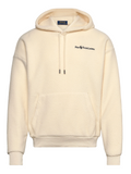 RALPH LAUREN Polo Pile Fleece Hoodie Cream