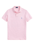 RALPH LAUREN The Iconic Mesh Polo Shirt Carmel Pink/Blue