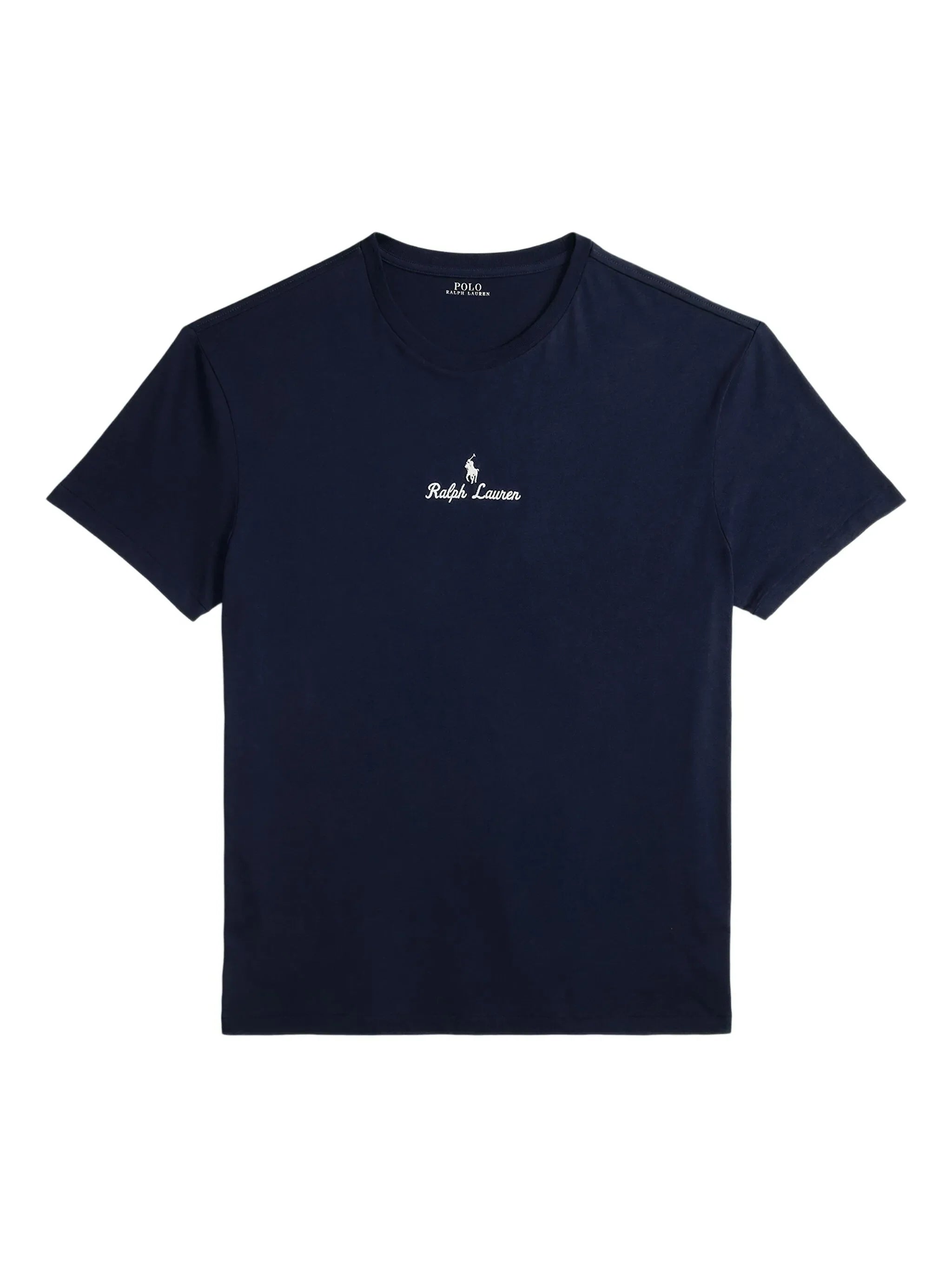 RALPH LAUREN Classic Fit Logo Jersey T-Shirt Aviator Navy