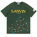 Gallery Dept X LANVIN Hand drawn doodle splash ink letters TEE
