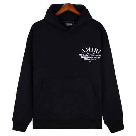 AMIRI Logo-Appliquéd Embroidered Cotton-Jersey Hoodies