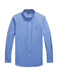 RALPH LAUREN Slim Fit Stretch End-On-End Shirt Blue End On End