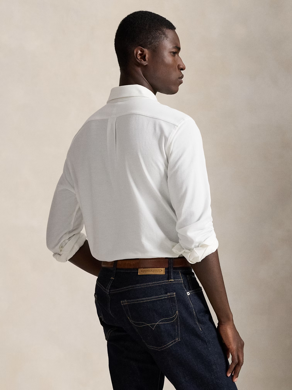 RALPH LAUREN Featherweight Mesh Shirt White