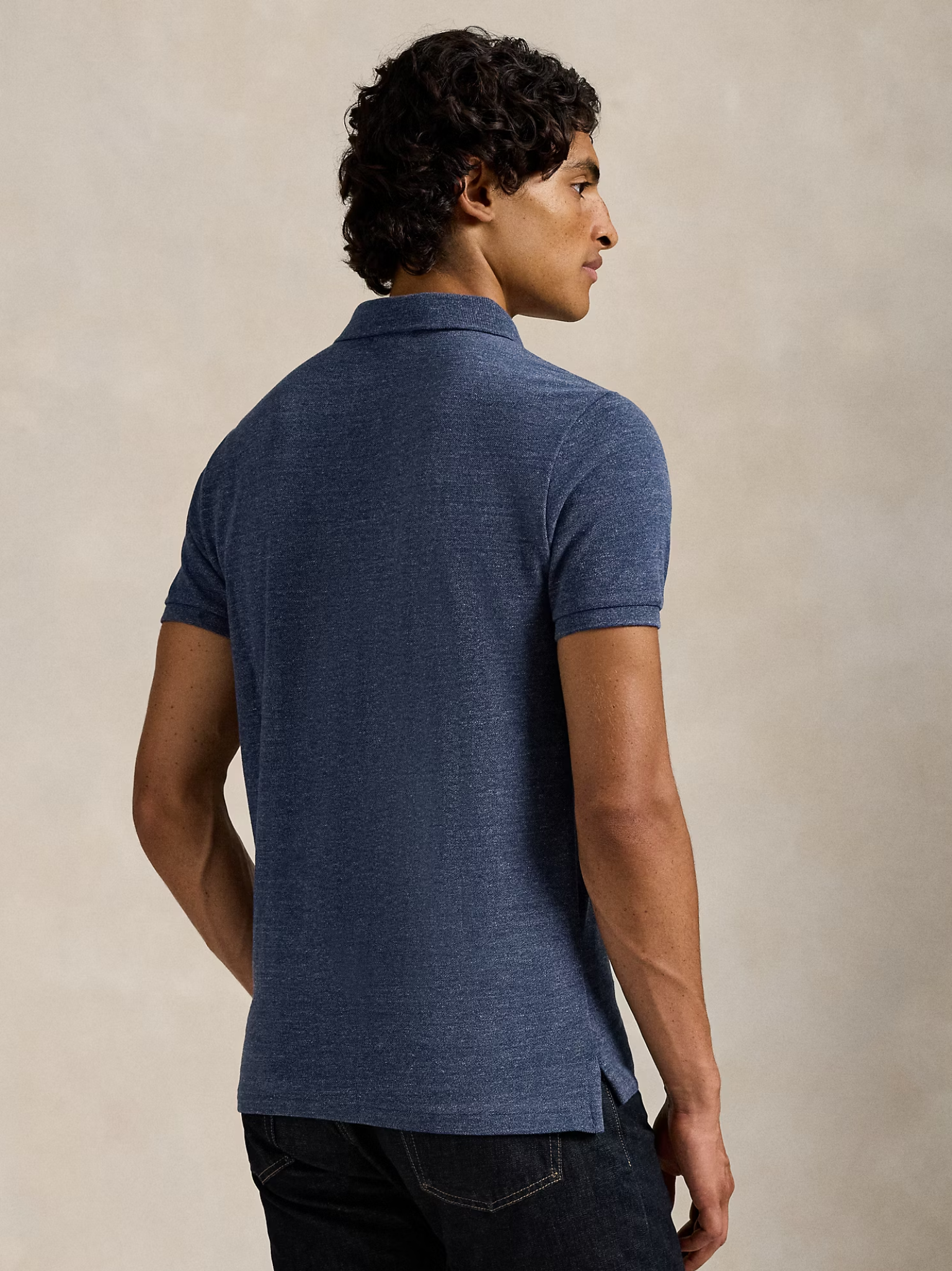 RALPH LAUREN The Iconic Mesh Polo Shirt Classic Royal Heather