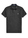 RALPH LAUREN The Iconic Mesh Polo Shirt Black Marl Heather