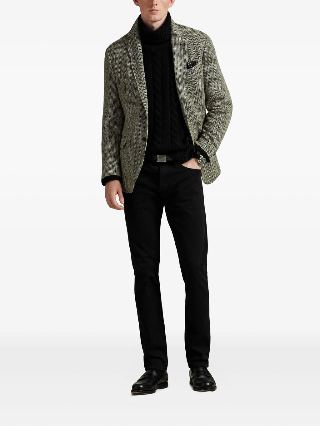 RALPH LAUREN Sullivan Full Length Slim Jeans Black
