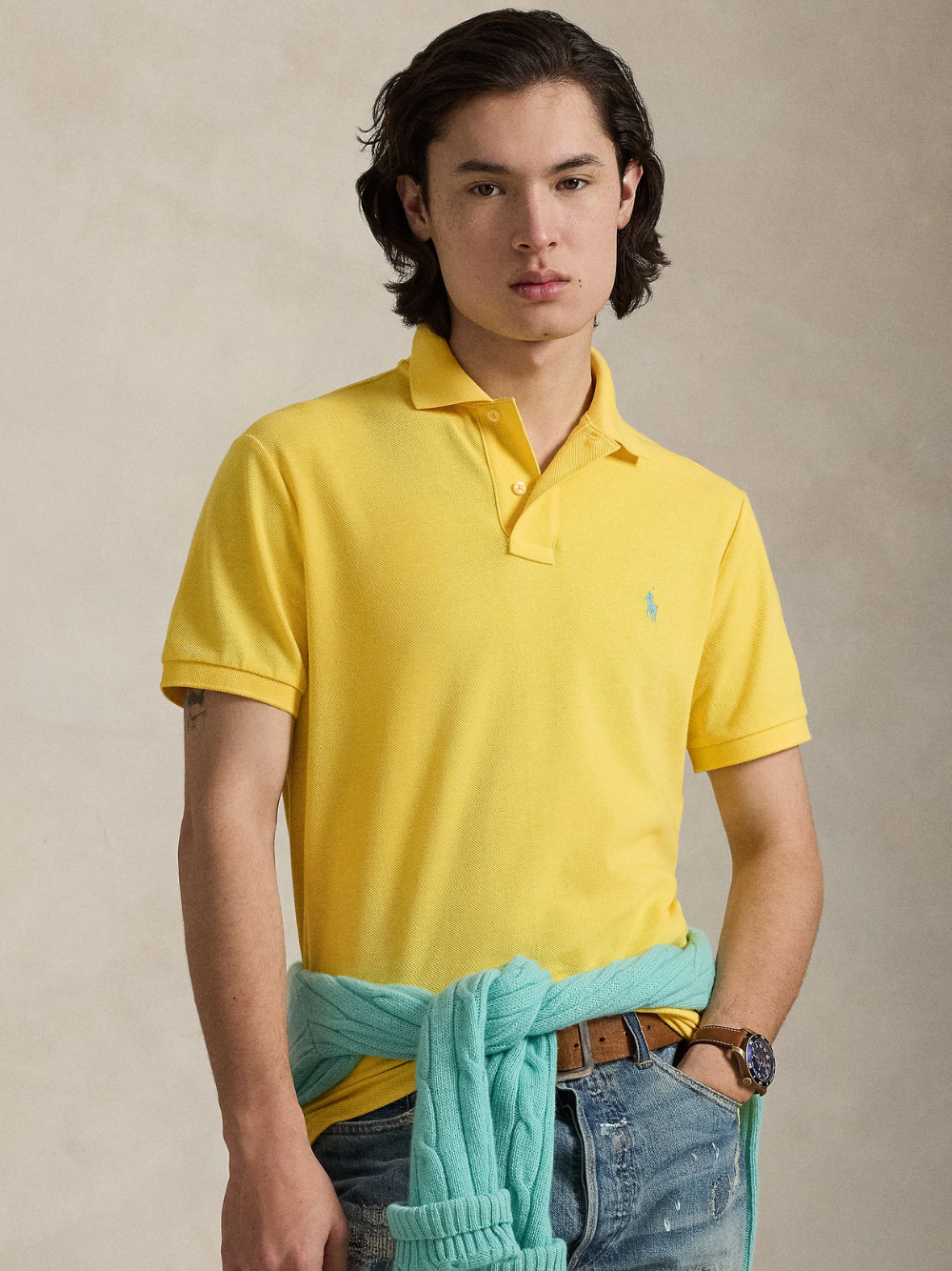 RALPH LAUREN The Iconic Mesh Sunfish Yellow