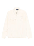 RALPH LAUREN Long Sleeved Full Zip Sweater Cream