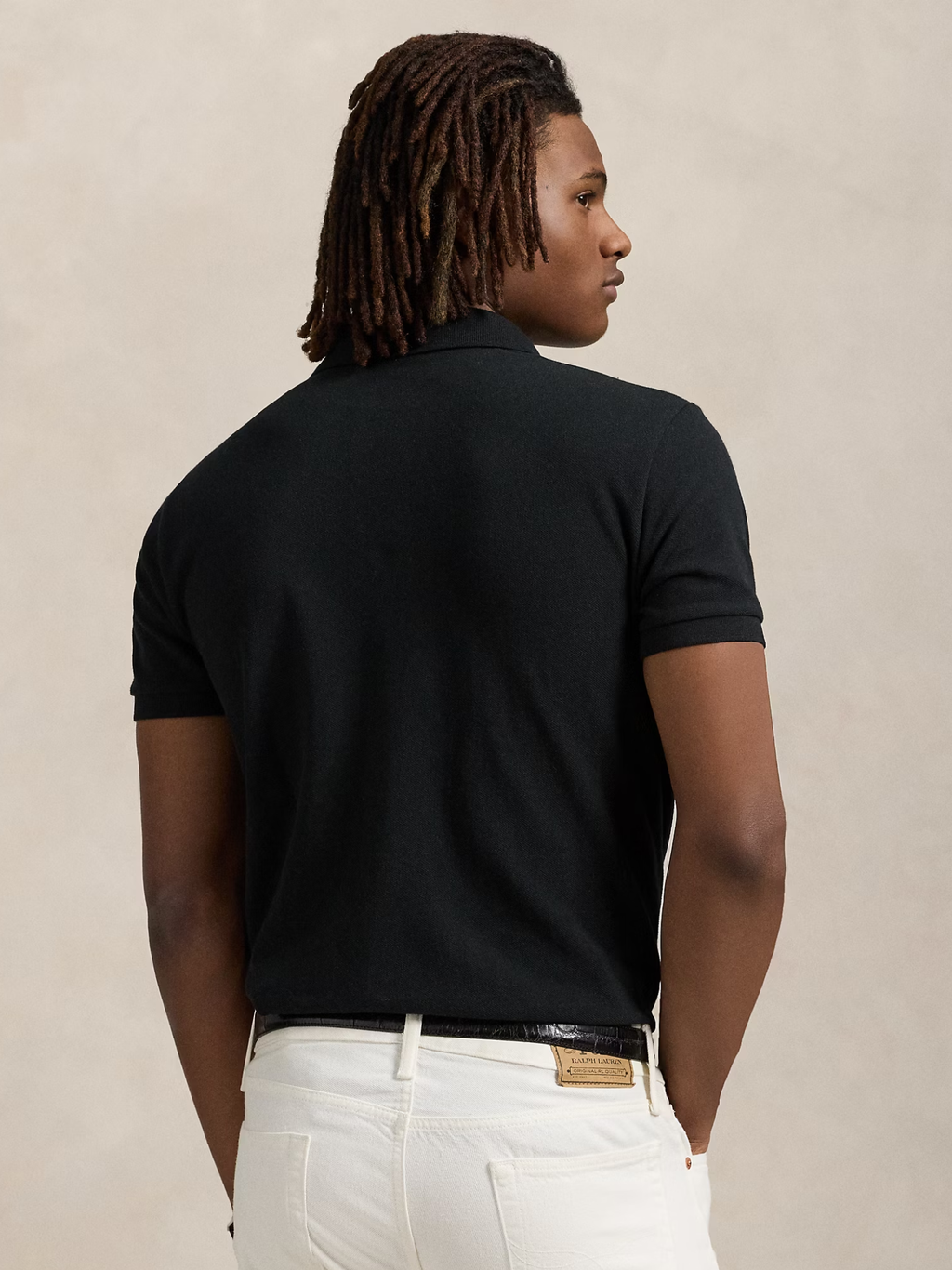 RALPH LAUREN The Iconic Mesh Polo Shirt Polo Black
