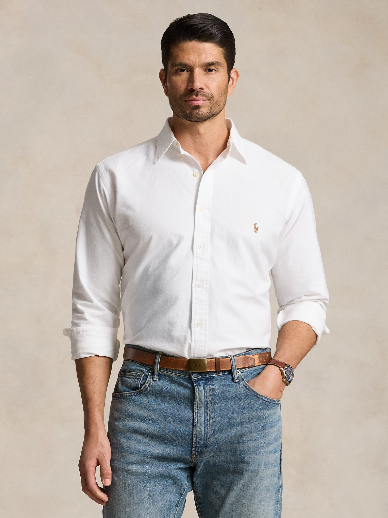 RALPH LAUREN The Iconic Oxford Shirt White