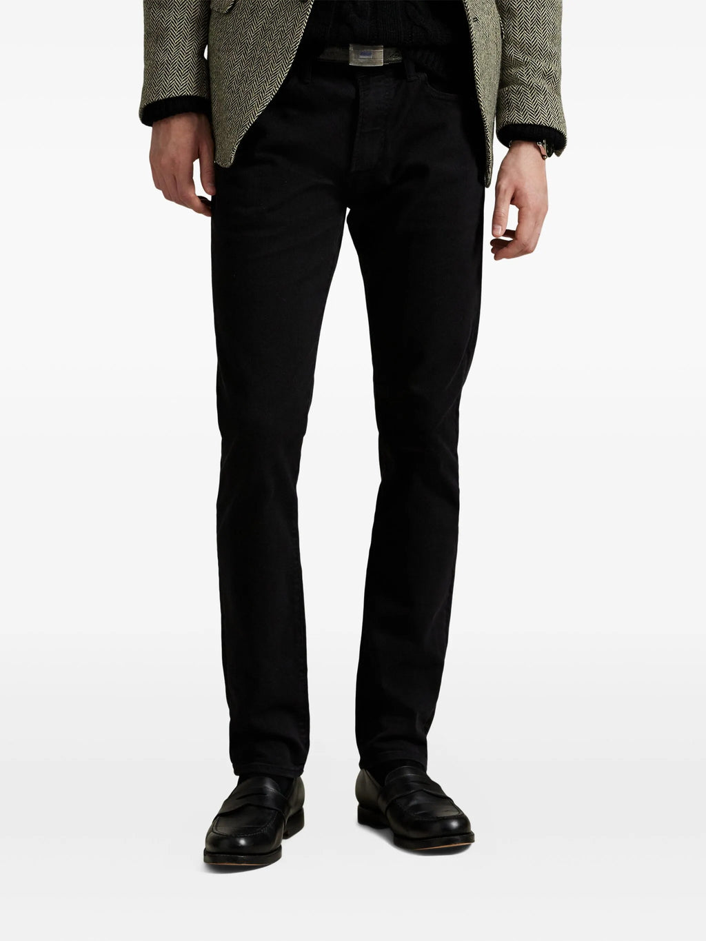 RALPH LAUREN Sullivan Full Length Slim Jeans Black