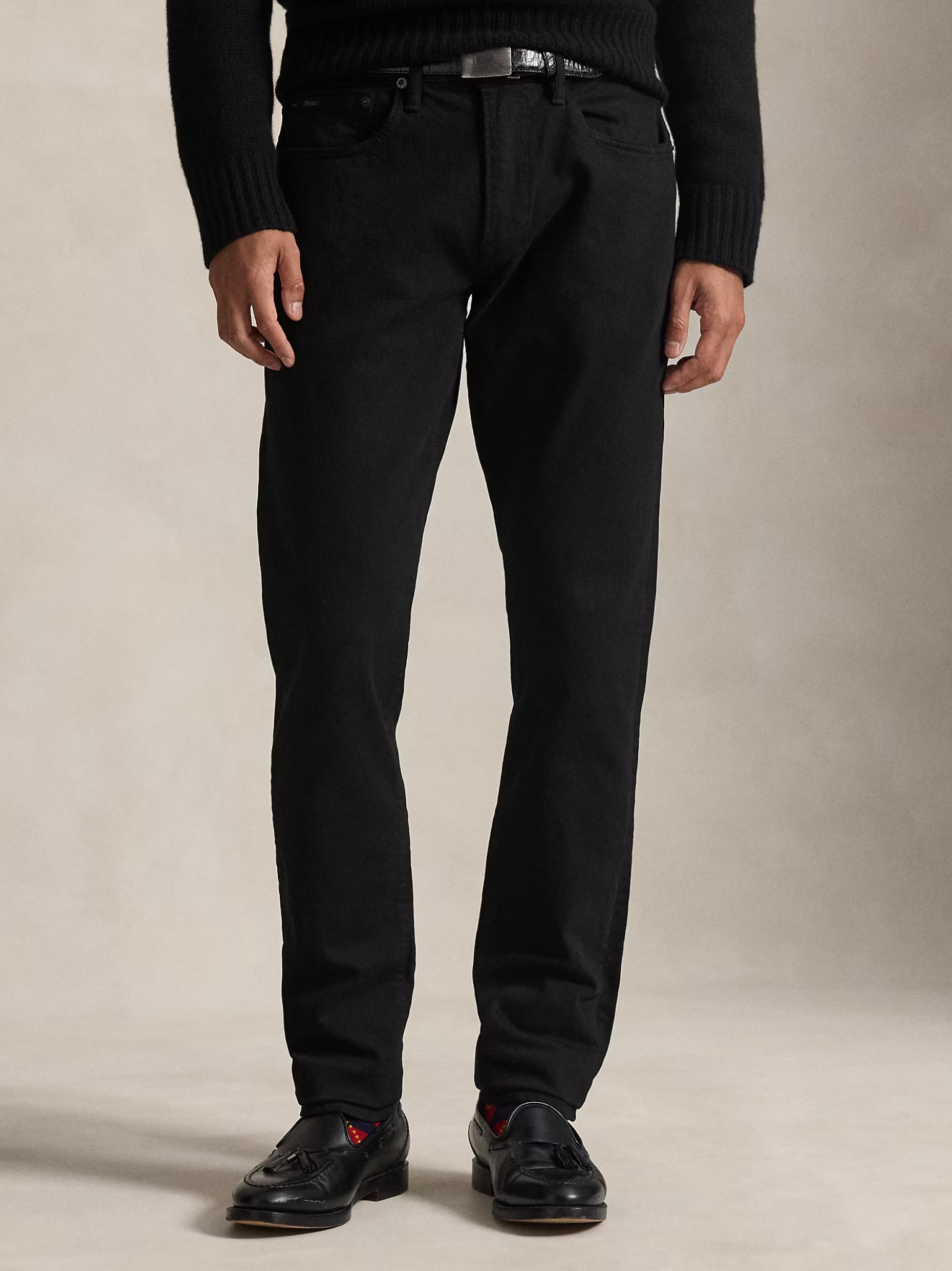 RALPH LAUREN Sullivan 5-Pocket Denim Jeans Black