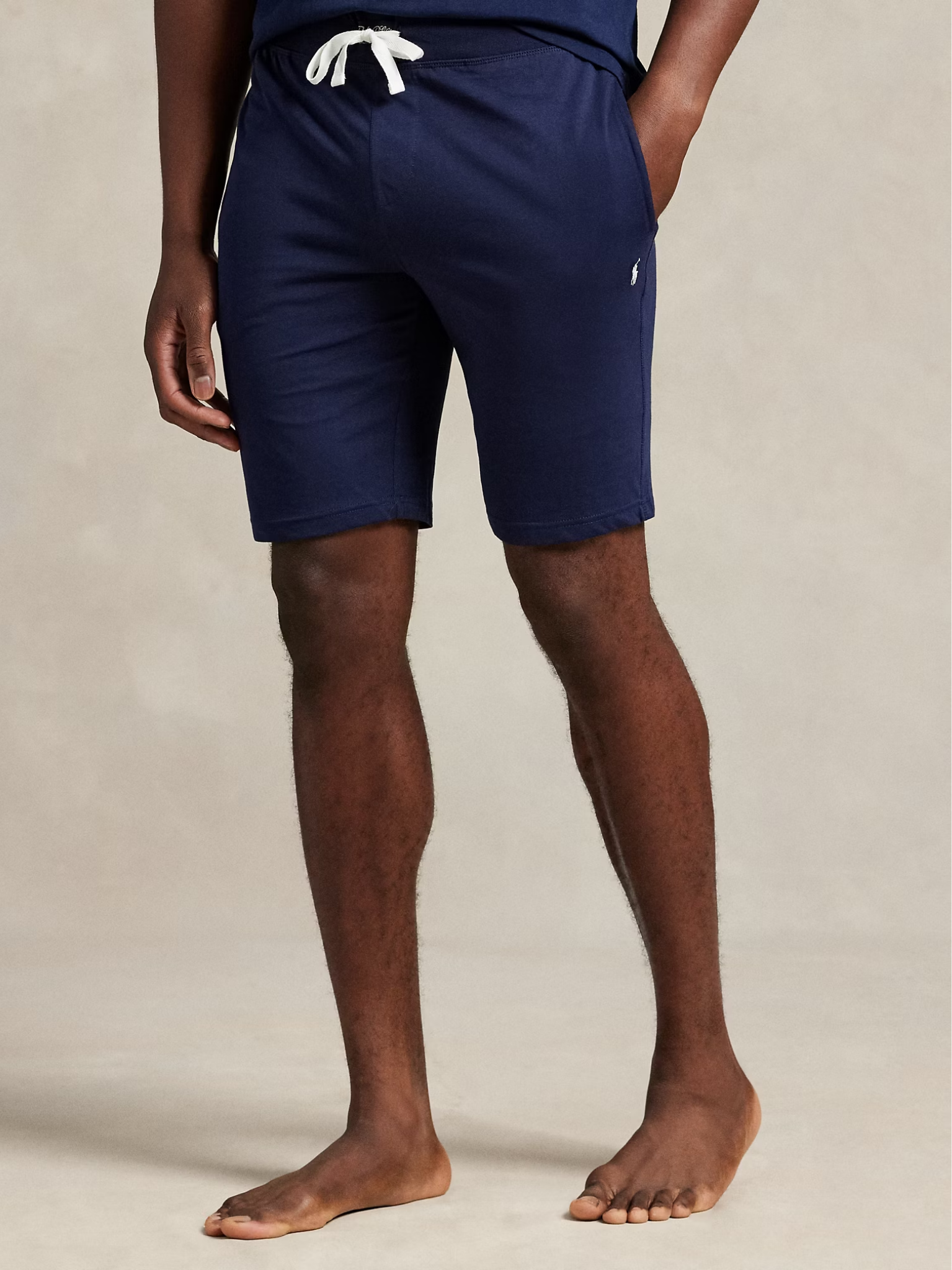 RALPH LAUREN Cotton Jersey Sleep Shorts Cruise Navy