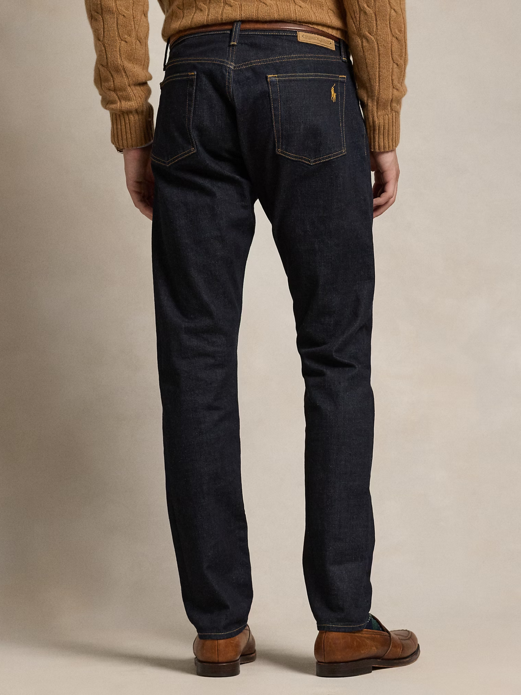 RALPH LAUREN Sullivan Slim Polo Pony Stretch Jeans Rinse Stretch Navy