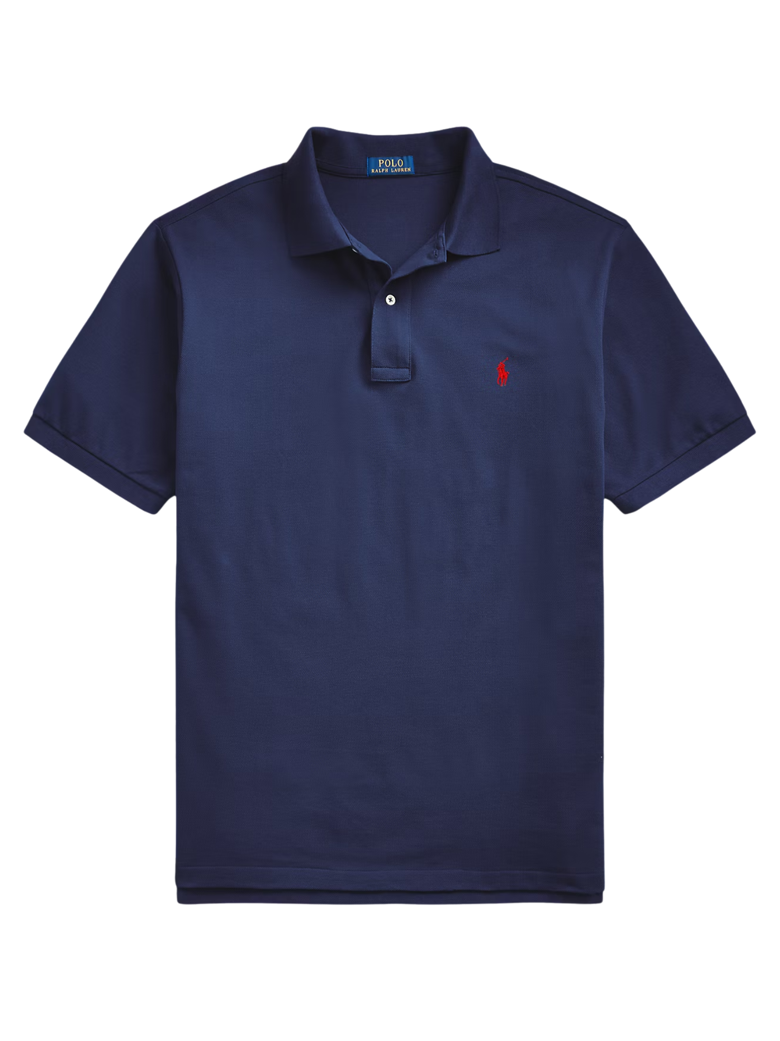 RALPH LAUREN The Iconic Mesh Polo Shirt Navy