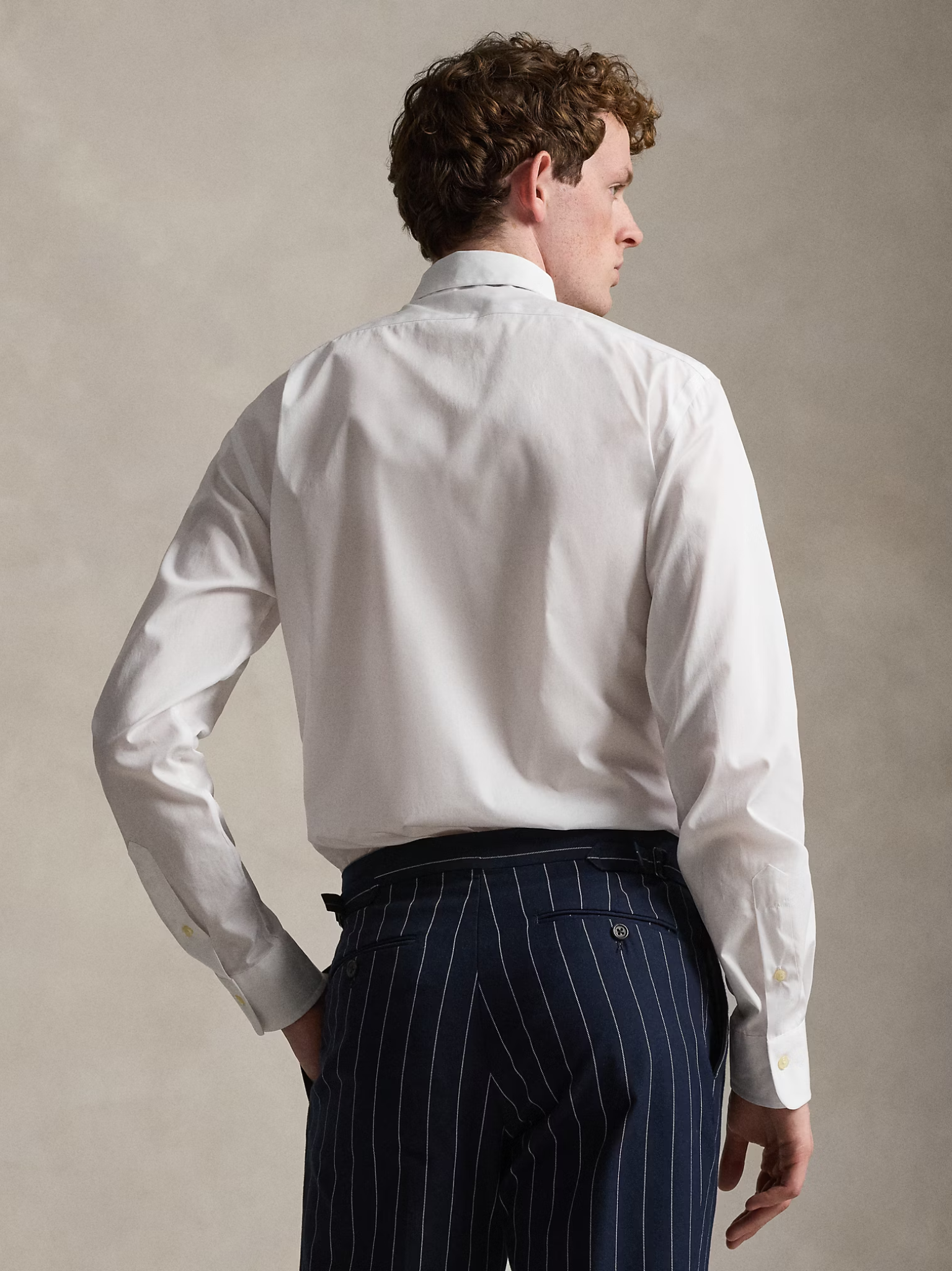 RALPH LAUREN Slim Fit Poplin Shirt White