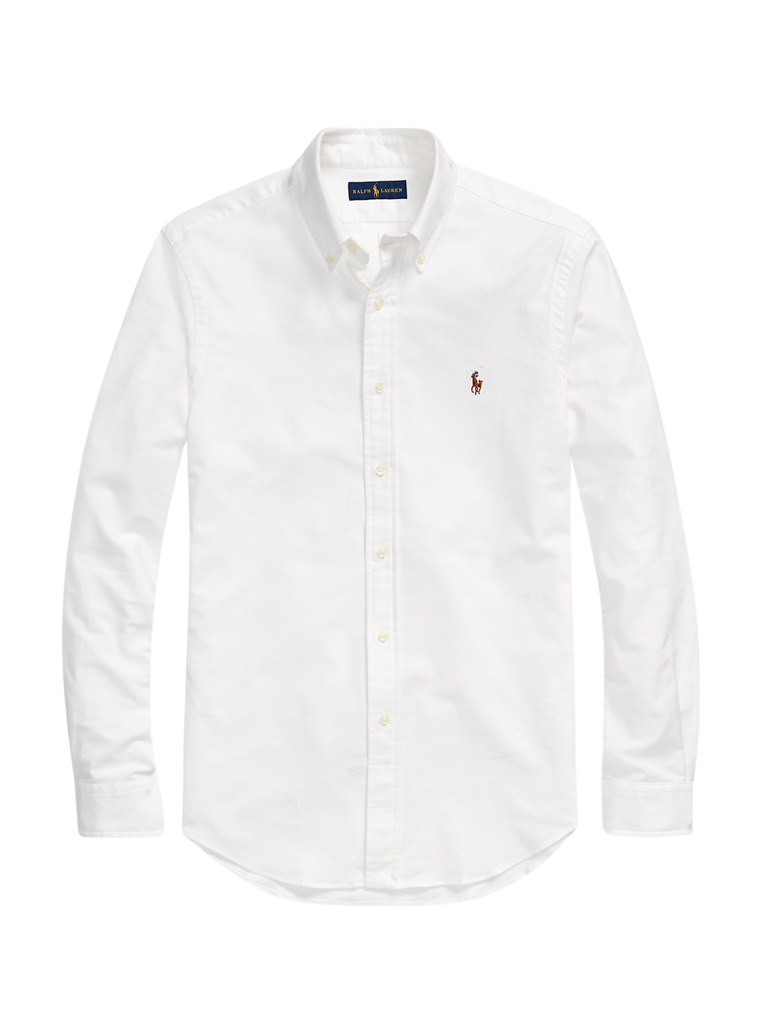 RALPH LAUREN Slim Fit Oxford Shirt White