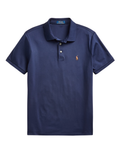 RALPH LAUREN Custom Slim Fit Soft Cotton Polo Shirt Refined Navy