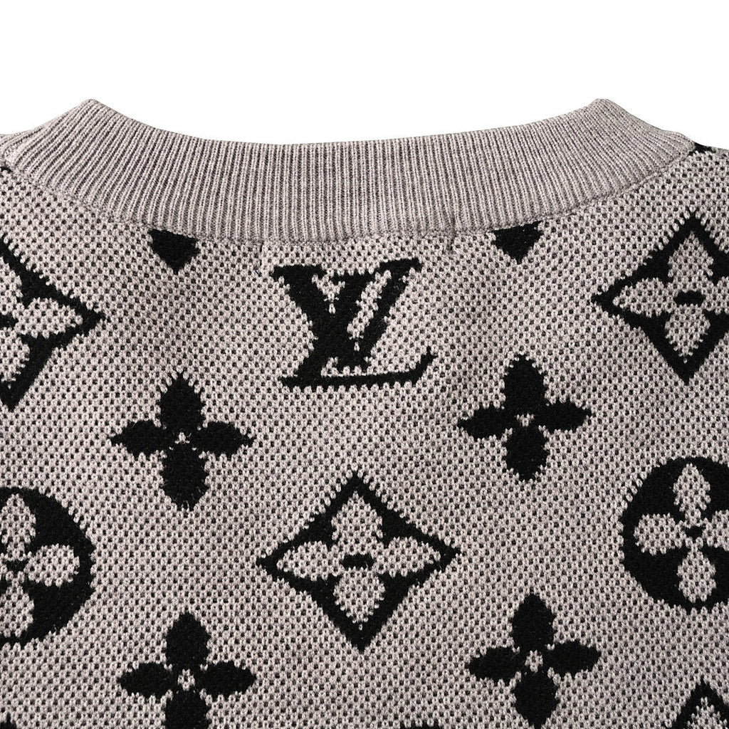 Louis Vuitton Monogram Jacquard Cotton Sweatshirt